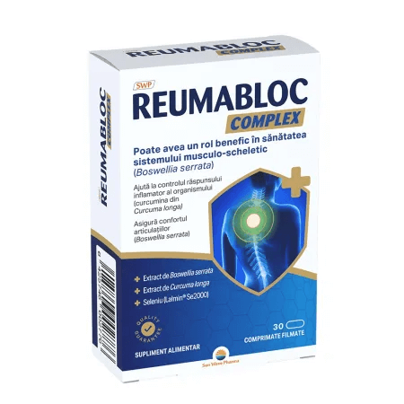 Reumabloc Complex, 30 comprimate, Sun Wave Pharma Reumabloc Complex, 30 comprimate, Sun Wave Pharma