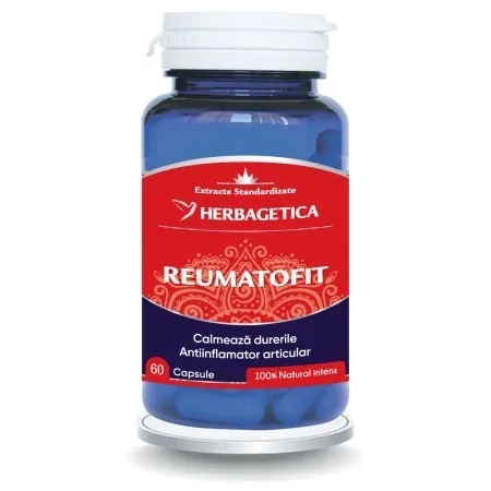 Reumatofit, 60 capsule, Herbagetica Reumatofit, 60 capsule, Herbagetica