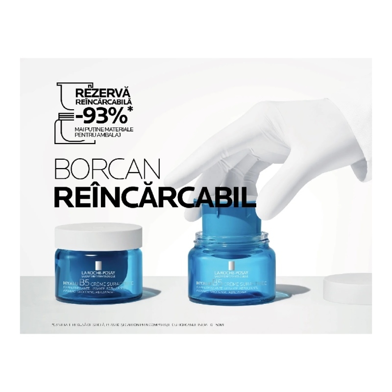 Rezerva Crema supra-activata cu SPF 30 Hyalu B5, 50 ml, La Roche-Posay