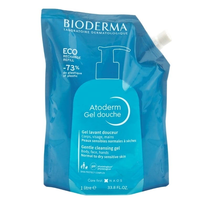 Rezerva ECO, gel dus Atoderm, 1000 ml, Bioderma Rezerva ECO, gel dus Atoderm, 1000 ml, Bioderma