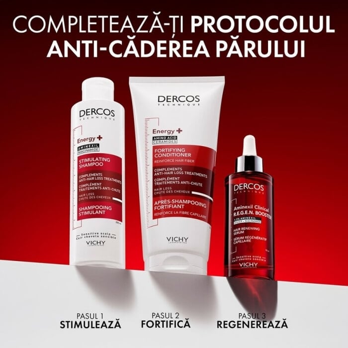 Rezerva eco sampon impotriva caderii parului Dercos Aminexil Energy+, 400 ml, Vichy Rezerva eco sampon impotriva caderii parului Dercos Aminexil Energy+, 400 ml, Vichy