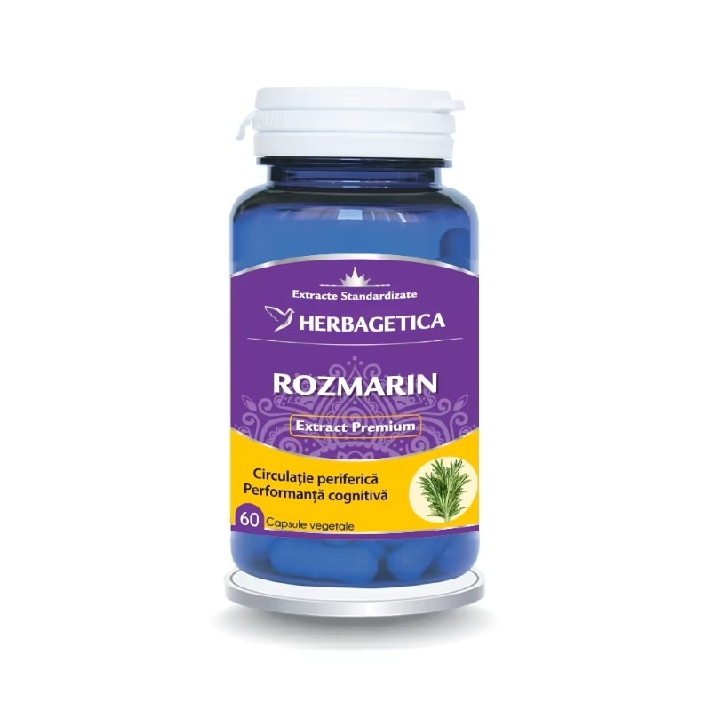 Rozmarin, 60 capsule, Herbagetica Rozmarin, 60 capsule, Herbagetica
