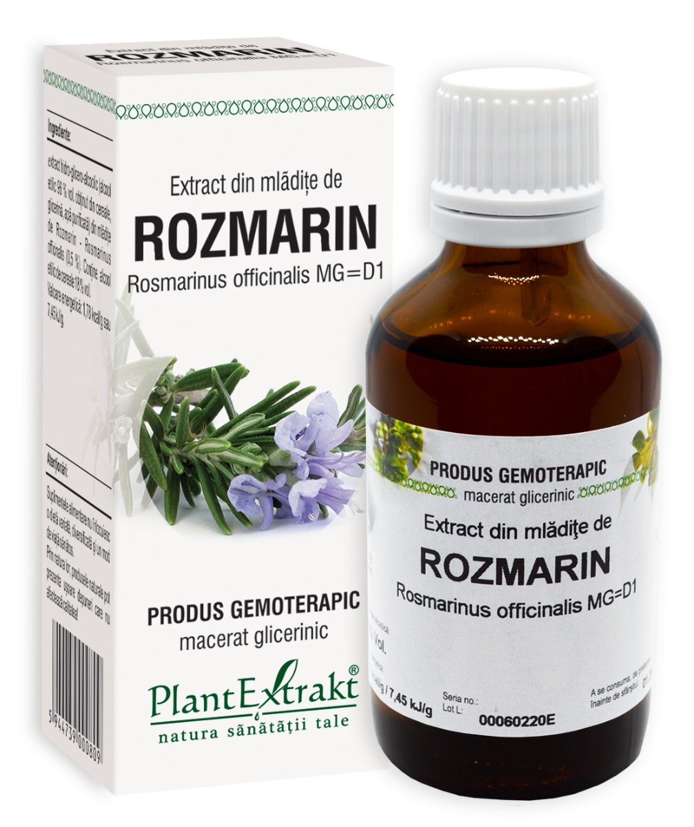 Plantextrakt - Extract din mladite de rozmarin 50ml Plantextrakt - Extract din mladite de rozmarin 50ml