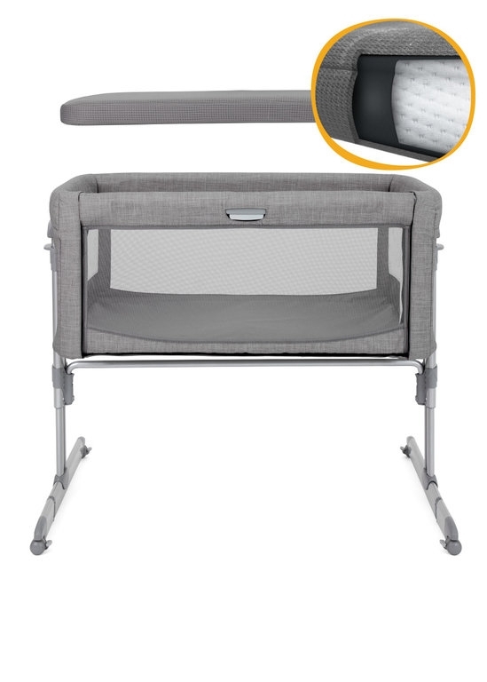 Patut Pliant 2 in 1 Roomie Glide Foggy Gray, Joie Patut Pliant 2 in 1 Roomie Glide Foggy Gray, Joie