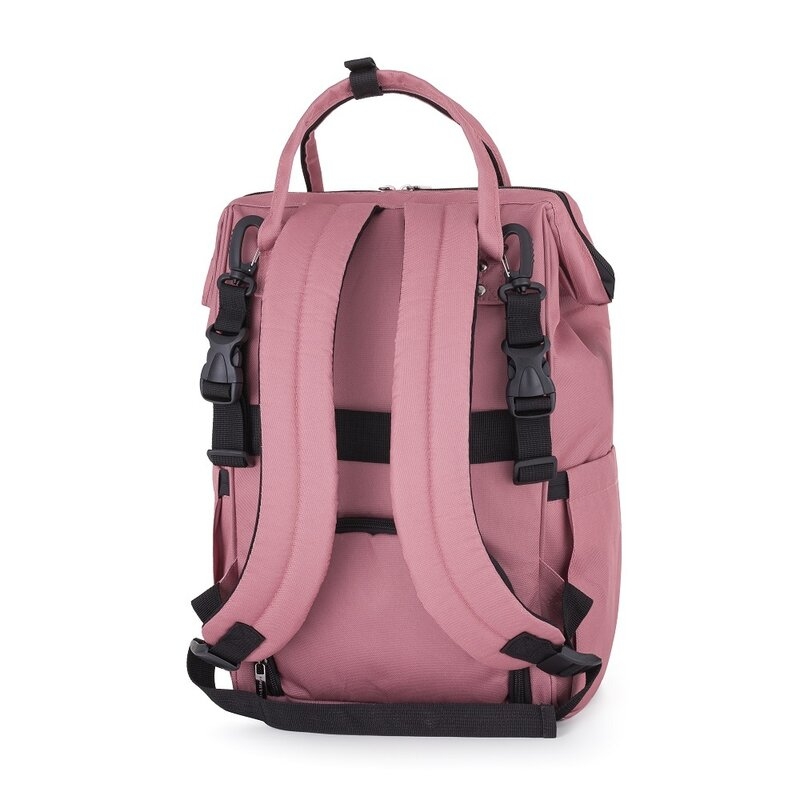 Rucsac pentru mamici, Petite&Mars, Jack, Cu 11 compartimente, Cu buzunare termice, Saltea de infasat inclusa, 30 x 42 x 15 cm, Dusty Rose Rucsac pentru mamici, Petite&Mars, Jack, Cu 11 compartimente, Cu buzunare termice, Saltea de infasat inclusa, 30 x 42 x 15 cm, Dusty Rose