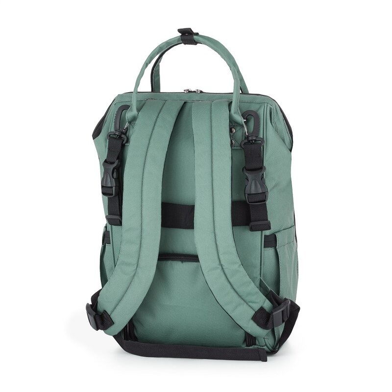 Rucsac pentru mamici, Petite&Mars, Jack, Cu 11 compartimente, Cu buzunare termice, Saltea de infasat inclusa, 30 x 42 x 15 cm, Misty Green Rucsac pentru mamici, Petite&Mars, Jack, Cu 11 compartimente, Cu buzunare termice, Saltea de infasat inclusa, 30 x 42 x 15 cm, Misty Green