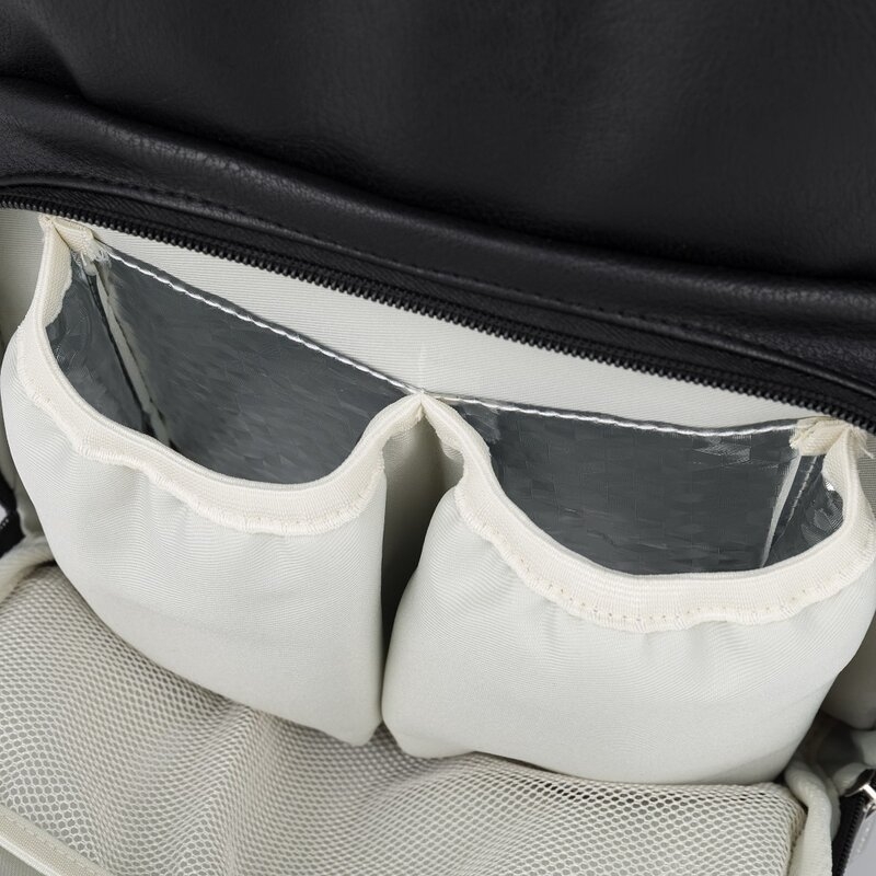 Rucsac pentru mamici, Petite&Mars, Jasper, Cu 12 compartimente, Cu buzunare termice, Saltea de infasat inclusa, 27 x 41 x 14 cm, Absolute Black Rucsac pentru mamici, Petite&Mars, Jasper, Cu 12 compartimente, Cu buzunare termice, Saltea de infasat inclusa, 27 x 41 x 14 cm, Absolute Black