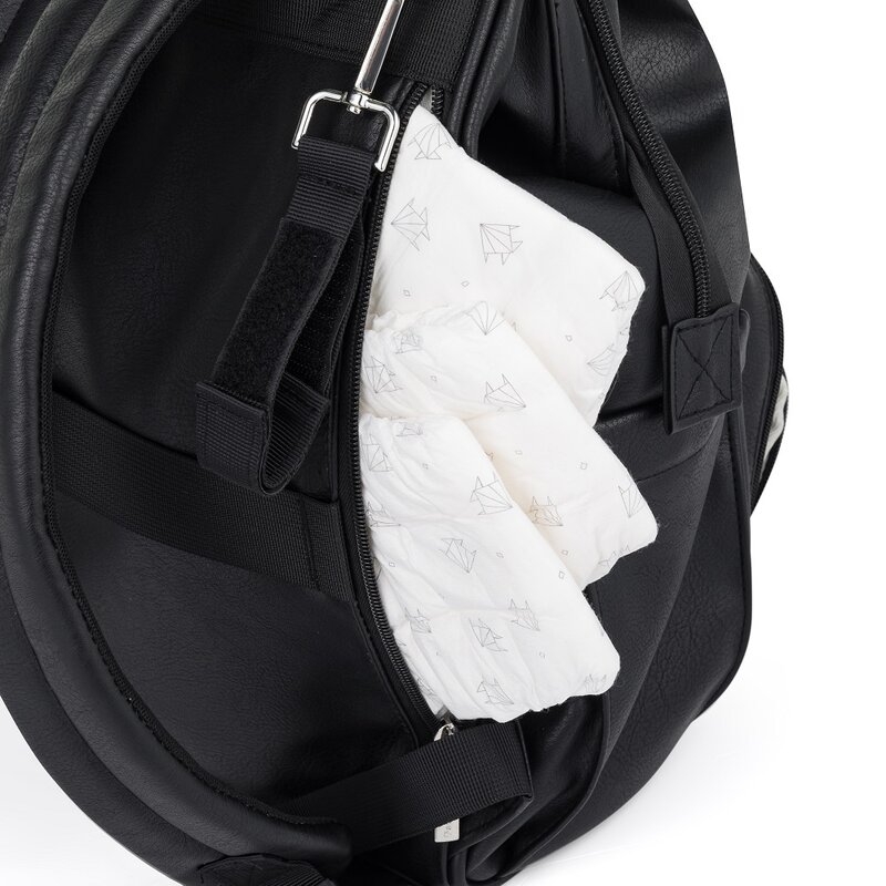 Rucsac pentru mamici, Petite&Mars, Jasper, Cu 12 compartimente, Cu buzunare termice, Saltea de infasat inclusa, 27 x 41 x 14 cm, Absolute Black Rucsac pentru mamici, Petite&Mars, Jasper, Cu 12 compartimente, Cu buzunare termice, Saltea de infasat inclusa, 27 x 41 x 14 cm, Absolute Black