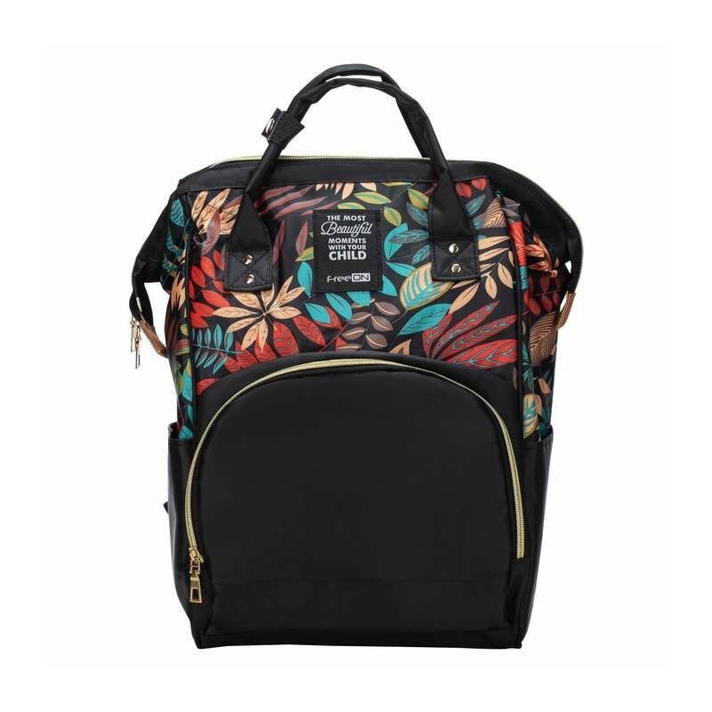 Rucsac pentru mamici, Simply, Cu multiple compartimente, FreeON, 25 x 16 x 40cm, Black Rucsac pentru mamici, Simply, Cu multiple compartimente, FreeON, 25 x 16 x 40cm, Black
