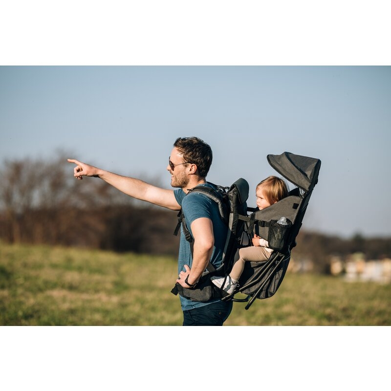 Rucsac pentru transportul copiilor, Cu acoperis, Cu multiple compartimente, Mount, FreeON, 87.5 x 38 x 77 cm, Grey Rucsac pentru transportul copiilor, Cu acoperis, Cu multiple compartimente, Mount, FreeON, 87.5 x 38 x 77 cm, Grey