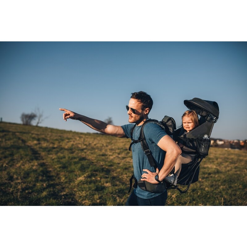 Rucsac pentru transportul copiilor, Cu acoperis, Cu multiple compartimente, Mount, FreeON, 87.5 x 38 x 77 cm, Grey Rucsac pentru transportul copiilor, Cu acoperis, Cu multiple compartimente, Mount, FreeON, 87.5 x 38 x 77 cm, Grey