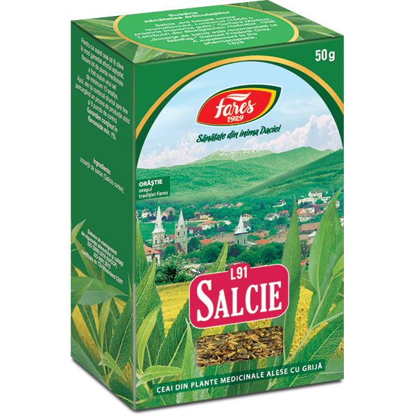 Ceai scoarta de salcie 50g, Fares Ceai scoarta de salcie 50g, Fares