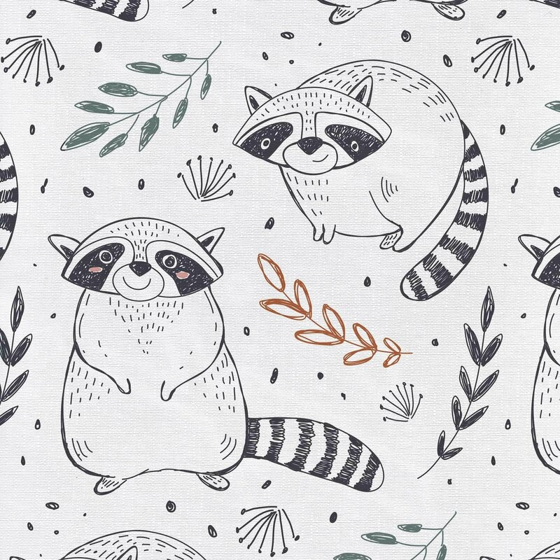 Saltea de infasat, Ceba Baby, Pliabila, 60 x 40 cm, Raccoon