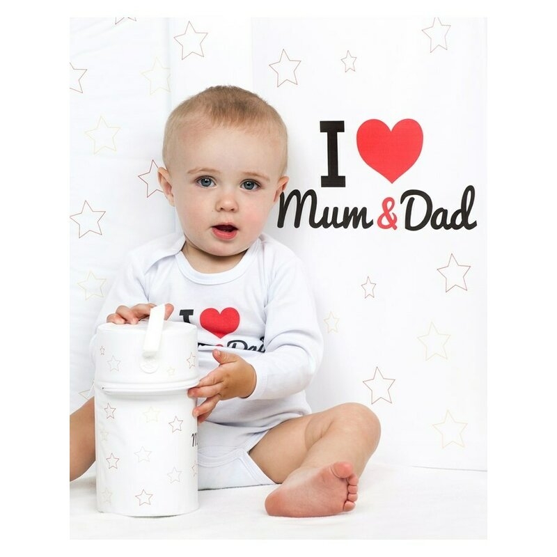 Saltea de infasat, New Baby, I love mum and dad, 50x70, Din material plastic rezistent la apa, Fara substante nocive, 0 luni+, White Saltea de infasat, New Baby, I love mum and dad, 50x70, Din material plastic rezistent la apa, Fara substante nocive, 0 luni+, White