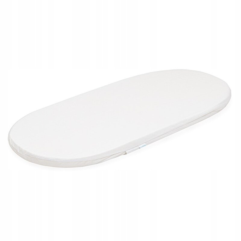 Saltea landou, New Baby, Standard, Husa detasabila si lavabila, Din spuma poliuretanica, 75x35x3.5 cm, 0 luni+, Alb Saltea landou, New Baby, Standard, Husa detasabila si lavabila, Din spuma poliuretanica, 75x35x3.5 cm, 0 luni+, Alb