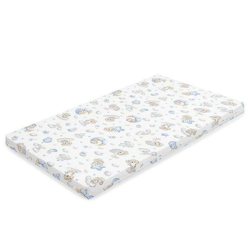 Saltea patut bebe, New Baby, Din spuma, Cu husa detasabila, 120x60x6 cm, 0 luni+, Blue Koala Saltea patut bebe, New Baby, Din spuma, Cu husa detasabila, 120x60x6 cm, 0 luni+, Blue Koala