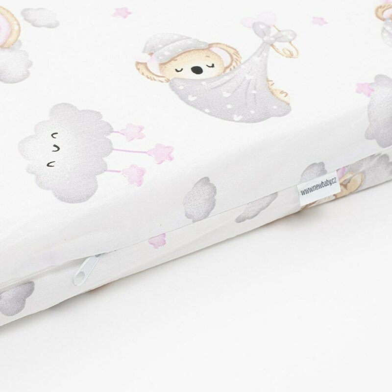 Saltea patut bebe, New Baby, Din spuma, Cu husa detasabila, 120x60x6 cm, 0 luni+, Pink Koala Saltea patut bebe, New Baby, Din spuma, Cu husa detasabila, 120x60x6 cm, 0 luni+, Pink Koala