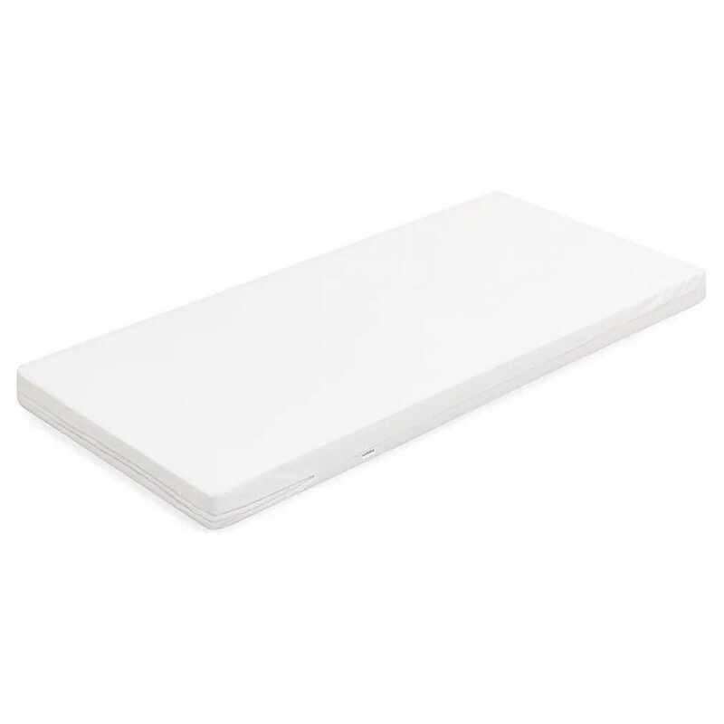 Saltea patut bebe, New Baby, Din spuma poliuretanica, Cu husa detasabila, Din bumbac, 90x40x5 cm, Alb Saltea patut bebe, New Baby, Din spuma poliuretanica, Cu husa detasabila, Din bumbac, 90x40x5 cm, Alb