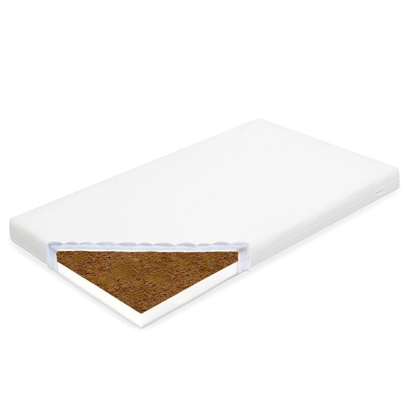 Saltea pentru patut, New Baby, Standard, 120x60x7 cm, Cu Aloe Vera, Compozitie Spuma-Cocos, Hipoalergenica si antibacteriana, Cu husa detasabila, Alb Saltea pentru patut, New Baby, Standard, 120x60x7 cm, Cu Aloe Vera, Compozitie Spuma-Cocos, Hipoalergenica si antibacteriana, Cu husa detasabila, Alb