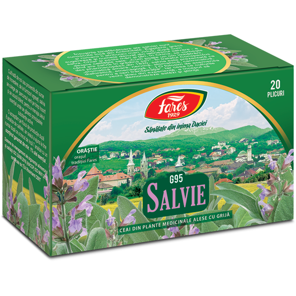 Ceai salvie 20plicuri, Fares Ceai salvie 20plicuri, Fares