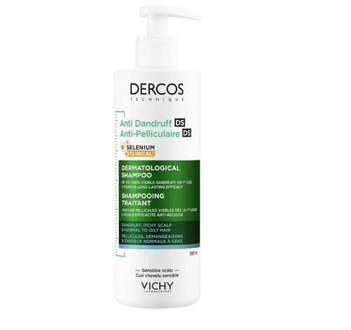 Sampon anti-matreata pentru par normal-gras Dercos, 390 ml, Vichy Sampon anti-matreata pentru par normal-gras Dercos, 390 ml, Vichy