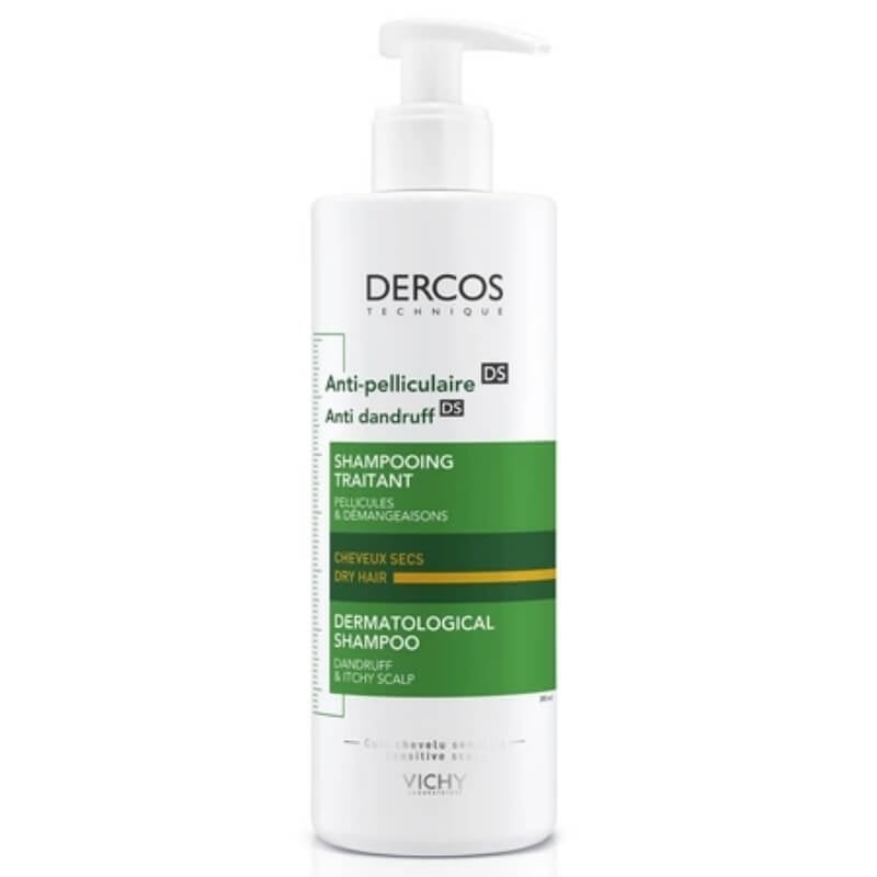 Sampon anti-matreata pentru par uscat Dercos, 390 ml, Vichy Sampon anti-matreata pentru par uscat Dercos, 390 ml, Vichy