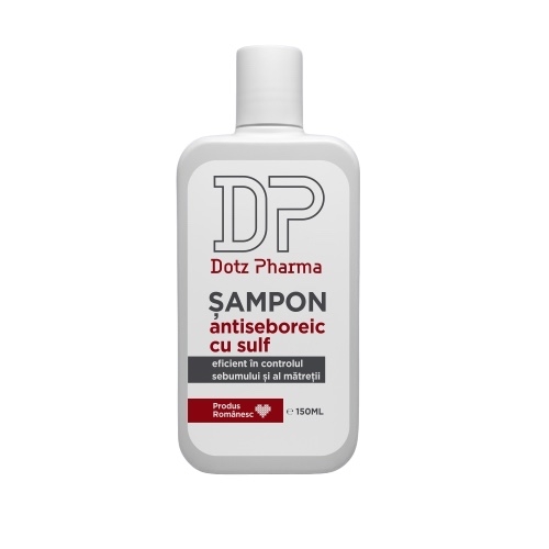 Sampon antiseboreic cu sulf, 150 ml, Dotz Pharma Sampon antiseboreic cu sulf, 150 ml, Dotz Pharma