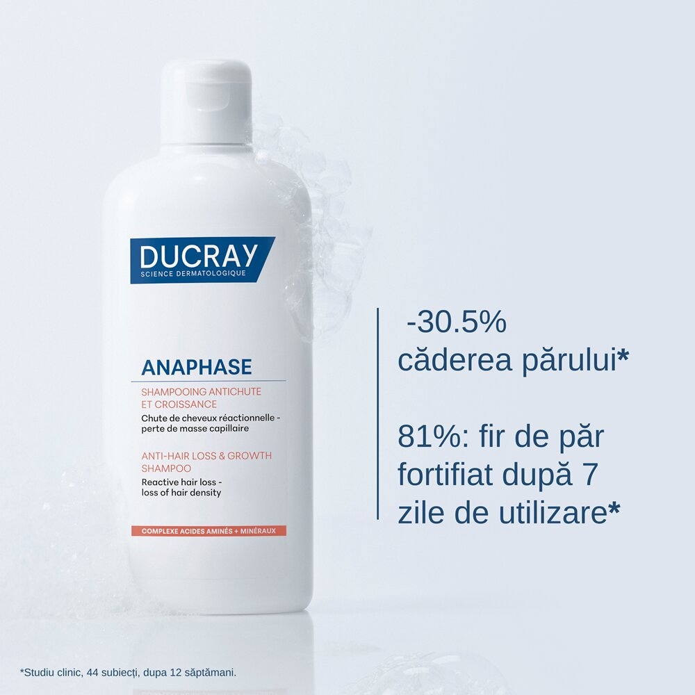 Sampon complementar impotriva caderii parului Anaphase, 200 ml, Ducray Sampon complementar impotriva caderii parului Anaphase, 200 ml, Ducray