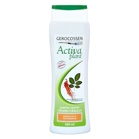Sampon contra caderii parului cu nuc, ginseng, provitamina B6 Activa Plant, 400 ml, Gerocossen Sampon contra caderii parului cu nuc, ginseng, provitamina B6 Activa Plant, 400 ml, Gerocossen