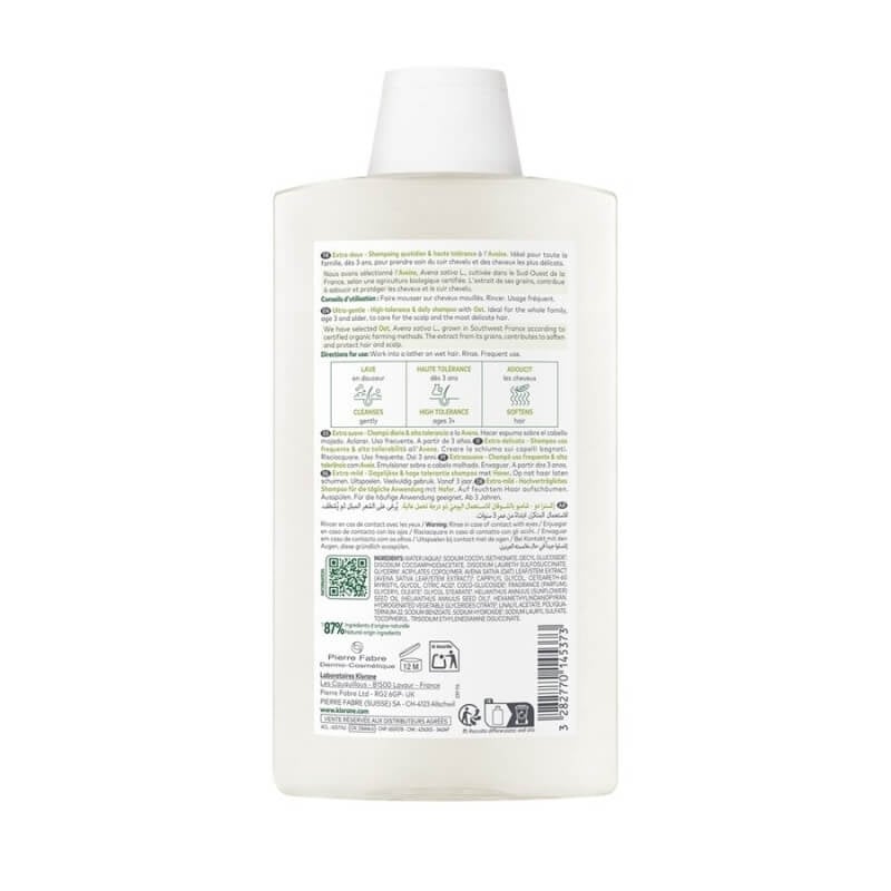 Sampon cu extract de ovaz, 400 ml, Klorane Sampon cu extract de ovaz, 400 ml, Klorane
