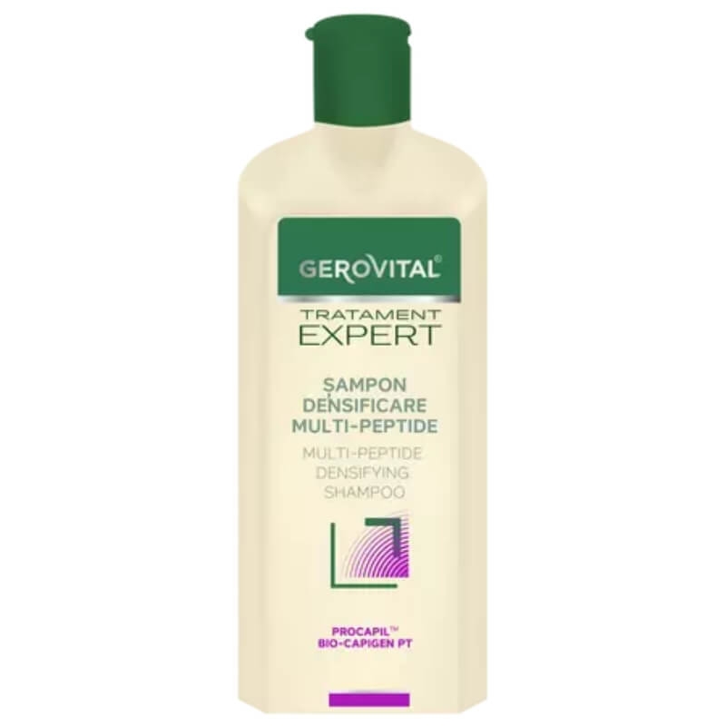 Sampon densificare multi-peptide Tratament Expert, 400 ml, Gerovital Sampon densificare multi-peptide Tratament Expert, 400 ml, Gerovital