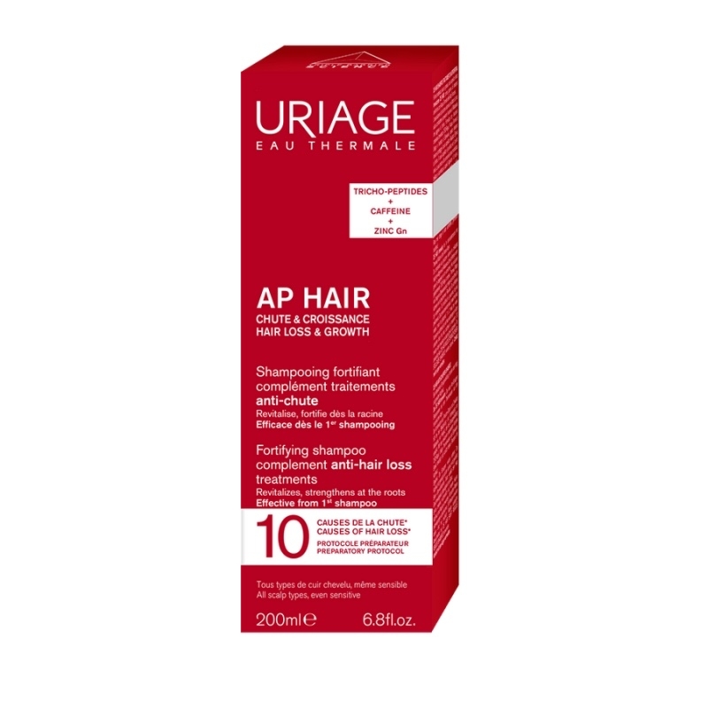 Sampon impotriva caderii parului AP Hair, 200 ml, Uriage