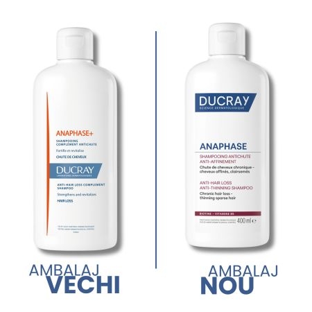 Sampon complementar impotriva caderii parului reactiva Anaphase, 400 ml, Ducray Sampon complementar impotriva caderii parului reactiva Anaphase, 400 ml, Ducray