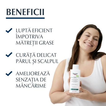 Sampon gel impotriva matretii grase Dermo Capillaire, 250 ml, Eucerin Sampon gel impotriva matretii grase Dermo Capillaire, 250 ml, Eucerin