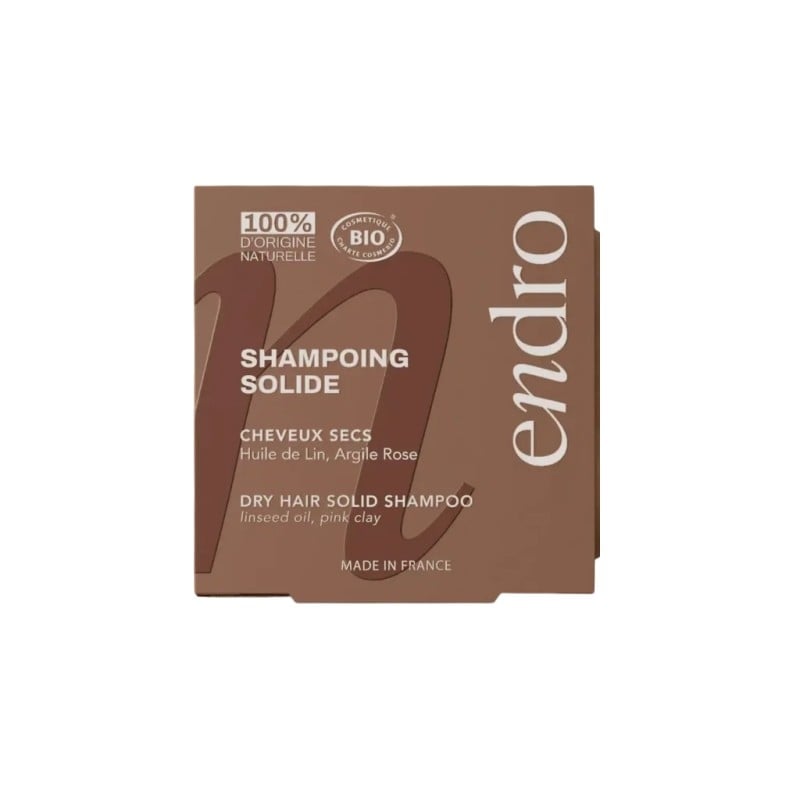 Sampon solid pentru par uscat, 80 ml, Endro Sampon solid pentru par uscat, 80 ml, Endro