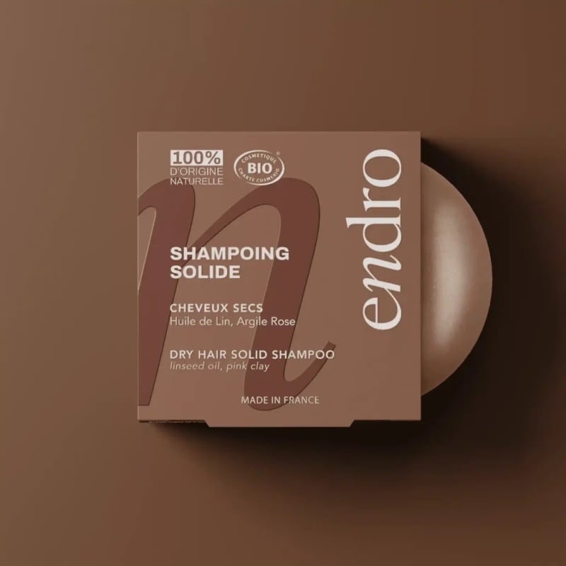 Sampon solid pentru par uscat, 80 ml, Endro Sampon solid pentru par uscat, 80 ml, Endro
