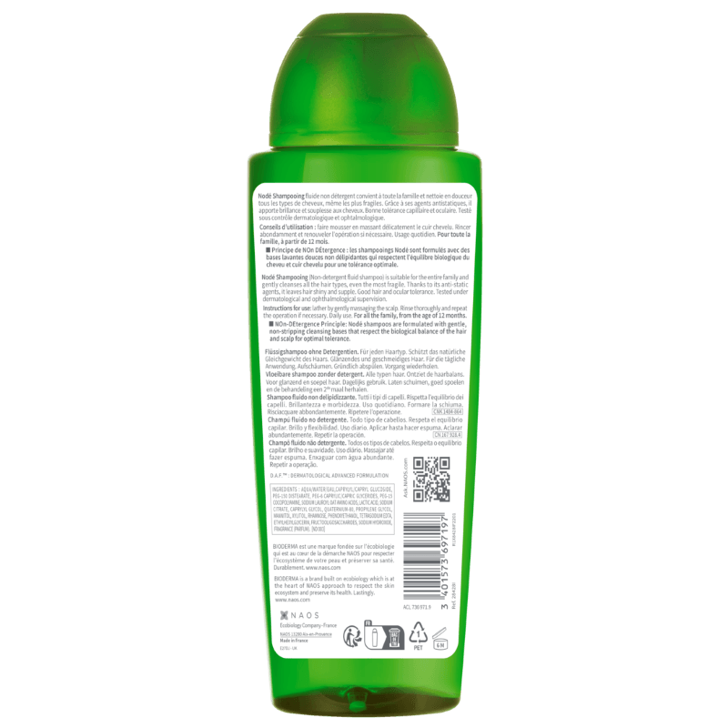 Sampon zilnic Node Fluide, 400 ml, Bioderma Sampon zilnic Node Fluide, 400 ml, Bioderma