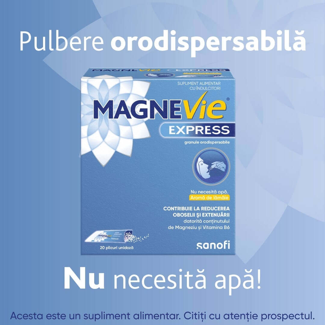 Sanofi Magnevie Express x 20 plicuri orodispersabile Sanofi Magnevie Express x 20 plicuri orodispersabile