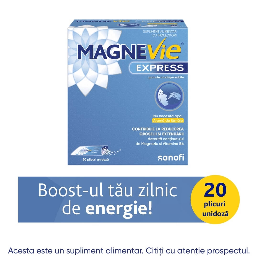 Sanofi Magnevie Express x 20 plicuri orodispersabile Sanofi Magnevie Express x 20 plicuri orodispersabile