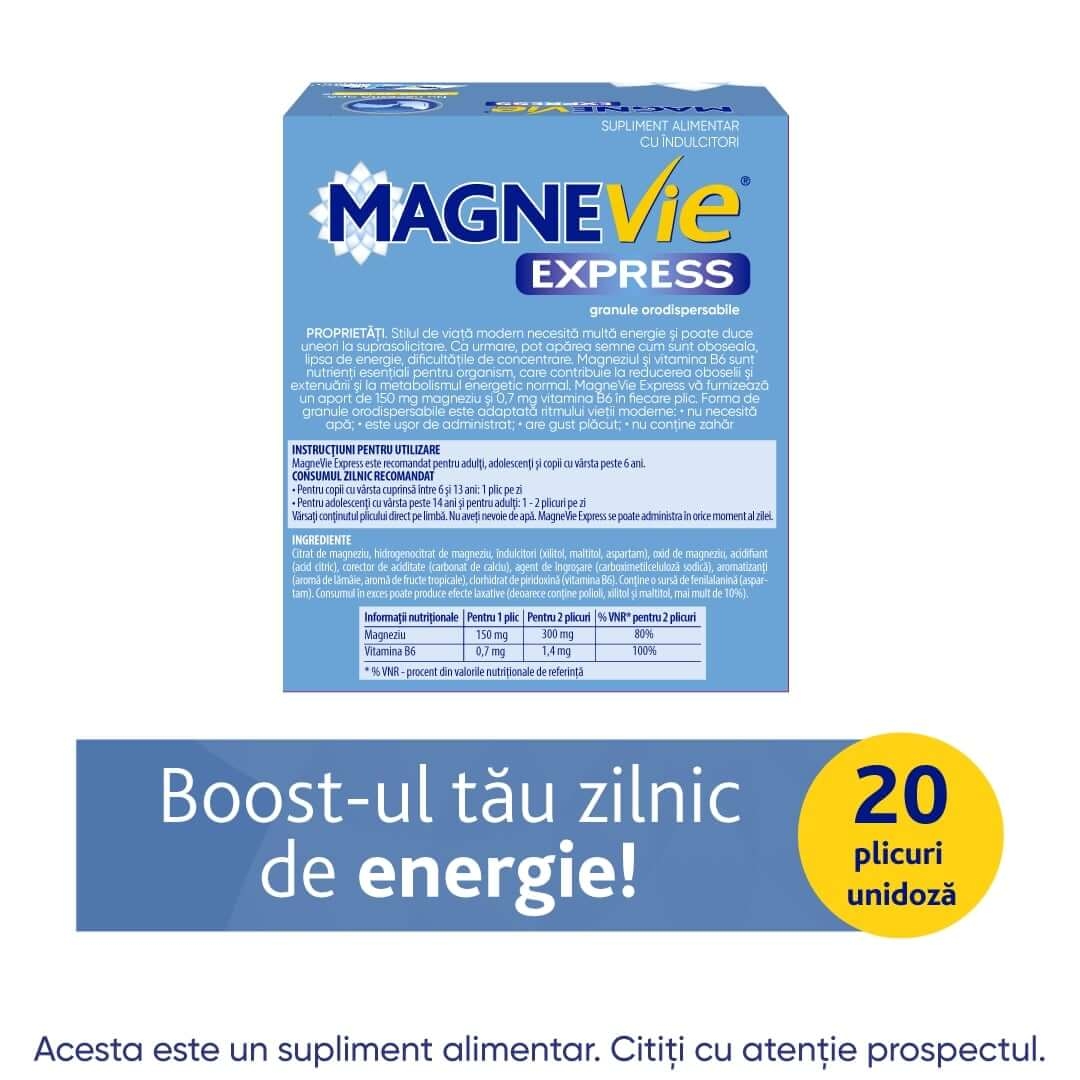 Sanofi Magnevie Express x 20 plicuri orodispersabile Sanofi Magnevie Express x 20 plicuri orodispersabile