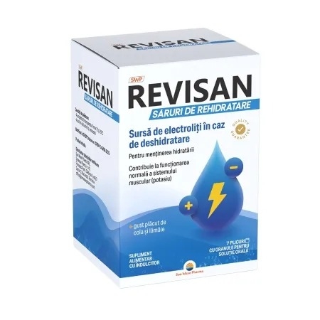 Saruri de rehidratare Revisan, 7 plicuri, Sun Wave Pharma Saruri de rehidratare Revisan, 7 plicuri, Sun Wave Pharma