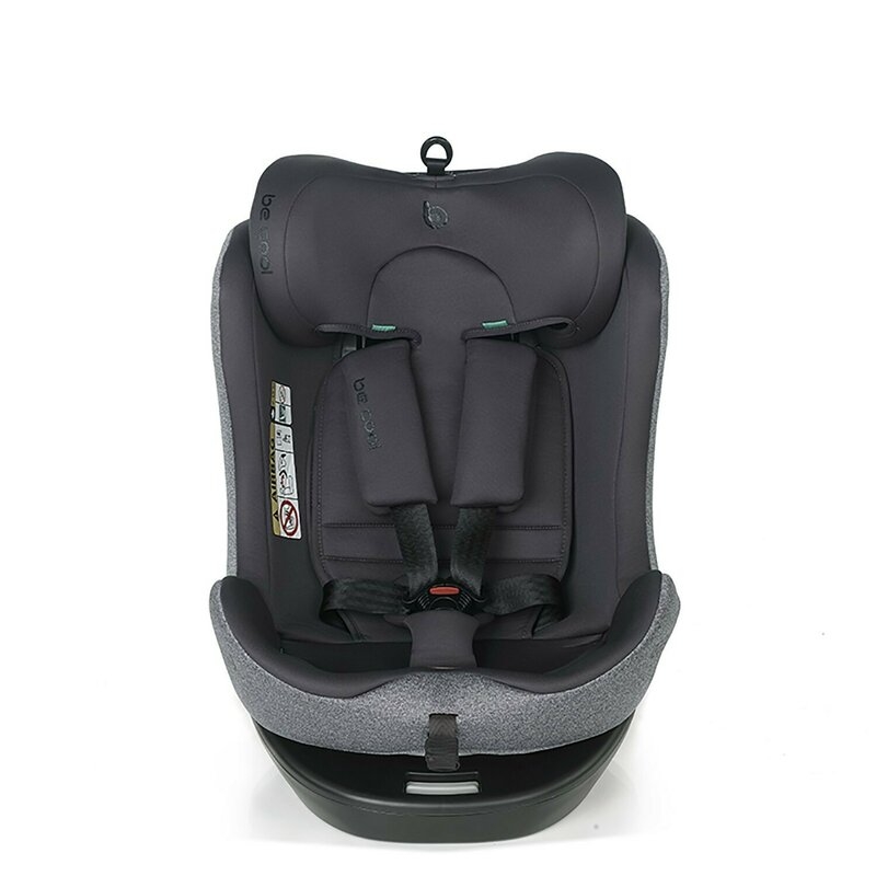 Scaun auto, Be Cool, Easy I-Size, Rotire 360 grade, 40 - 150 cm, 0 - 36 kg, Cu Isofix si Centura Top Tether, Conform cu standardul european de securitate ECE R129, Antracita Scaun auto, Be Cool, Easy I-Size, Rotire 360 grade, 40 - 150 cm, 0 - 36 kg, Cu Isofix si Centura Top Tether, Conform cu standardul european de securitate ECE R129, Antracita