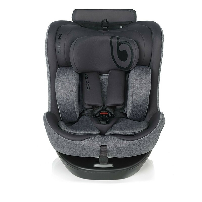 Scaun auto, Be Cool, Easy I-Size, Rotire 360 grade, 40 - 150 cm, 0 - 36 kg, Cu Isofix si Centura Top Tether, Conform cu standardul european de securitate ECE R129, Antracita Scaun auto, Be Cool, Easy I-Size, Rotire 360 grade, 40 - 150 cm, 0 - 36 kg, Cu Isofix si Centura Top Tether, Conform cu standardul european de securitate ECE R129, Antracita
