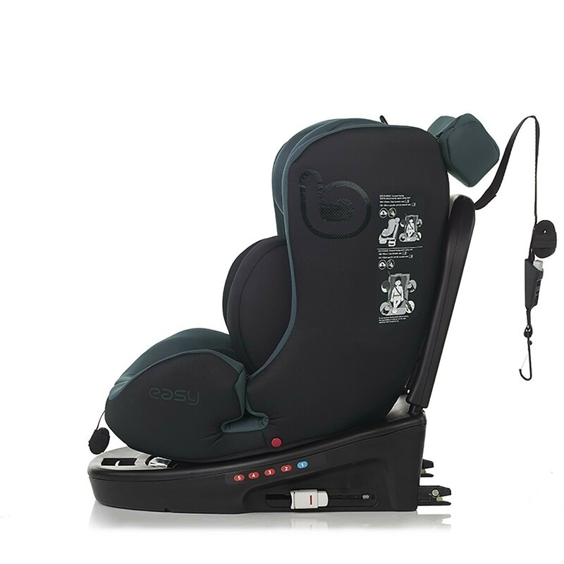 Scaun auto, Be Cool, Easy I-Size, Rotire 360 grade, 40 - 150 cm, 0 - 36 kg, Cu Isofix si Centura Top Tether, Conform cu standardul european de securitate ECE R129, Antracita Scaun auto, Be Cool, Easy I-Size, Rotire 360 grade, 40 - 150 cm, 0 - 36 kg, Cu Isofix si Centura Top Tether, Conform cu standardul european de securitate ECE R129, Antracita
