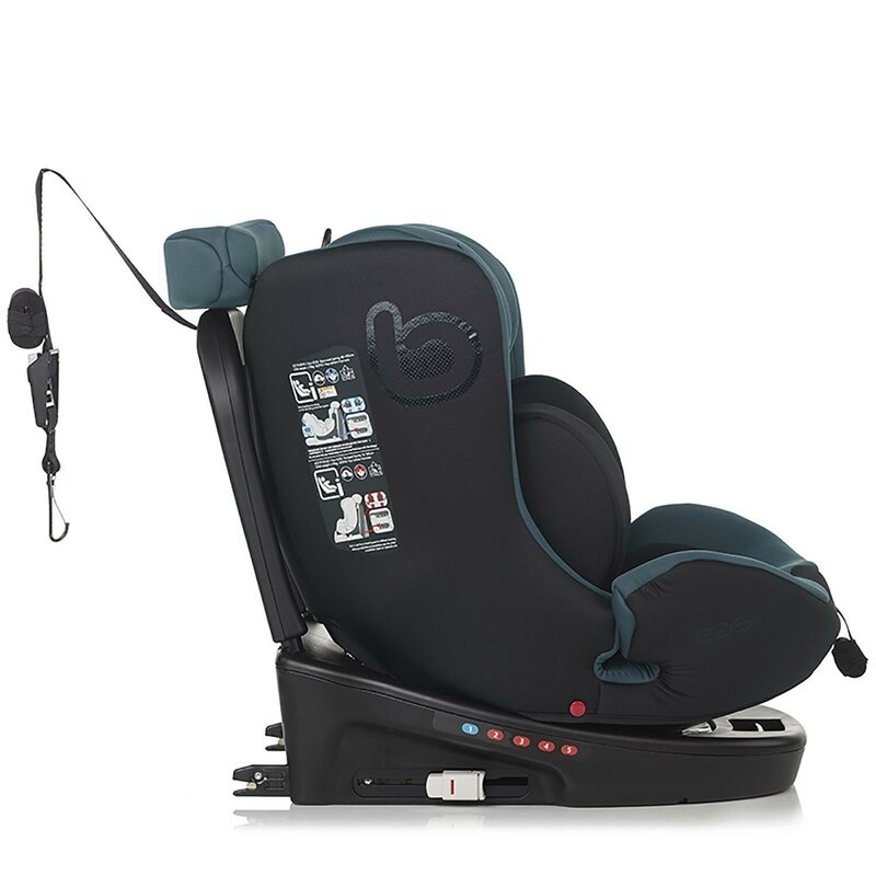 Scaun auto, Be Cool, Easy I-Size, Rotire 360 grade, 40 - 150 cm, 0 - 36 kg, Cu Isofix si Centura Top Tether, Conform cu standardul european de securitate ECE R129, Antracita Scaun auto, Be Cool, Easy I-Size, Rotire 360 grade, 40 - 150 cm, 0 - 36 kg, Cu Isofix si Centura Top Tether, Conform cu standardul european de securitate ECE R129, Antracita