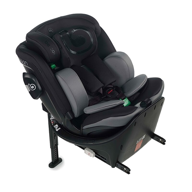 Scaun auto, Be Cool, Wagon I-Size, Rotire 360 grade, 40 - 150 cm, 0 - 36 kg, Cu Isofix si picior stabilizator, Cu protectie laterala de siguranta, Conform cu standardul european de securitate ECE R129, Carbon Scaun auto, Be Cool, Wagon I-Size, Rotire 360 grade, 40 - 150 cm, 0 - 36 kg, Cu Isofix si picior stabilizator, Cu protectie laterala de siguranta, Conform cu standardul european de securitate ECE R129, Carbon
