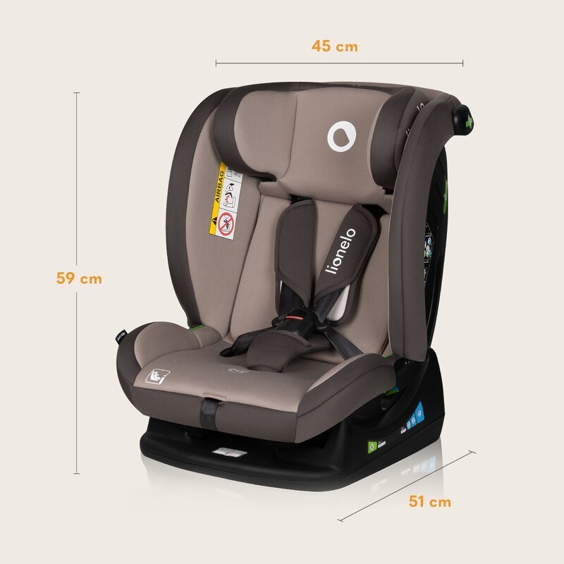Scaun auto, Lionelo, Aart i-Size, Cu spatar inclinabil in 4 pozitii, Cu tetiera reglabila in 13 pozitii, 0-36 Kg, 40-150 cm, Cu centura siguranta in 3 puncte, Conform cu ECE R129/03, Bej Scaun auto, Lionelo, Aart i-Size, Cu spatar inclinabil in 4 pozitii, Cu tetiera reglabila in 13 pozitii, 0-36 Kg, 40-150 cm, Cu centura siguranta in 3 puncte, Conform cu ECE R129/03, Bej