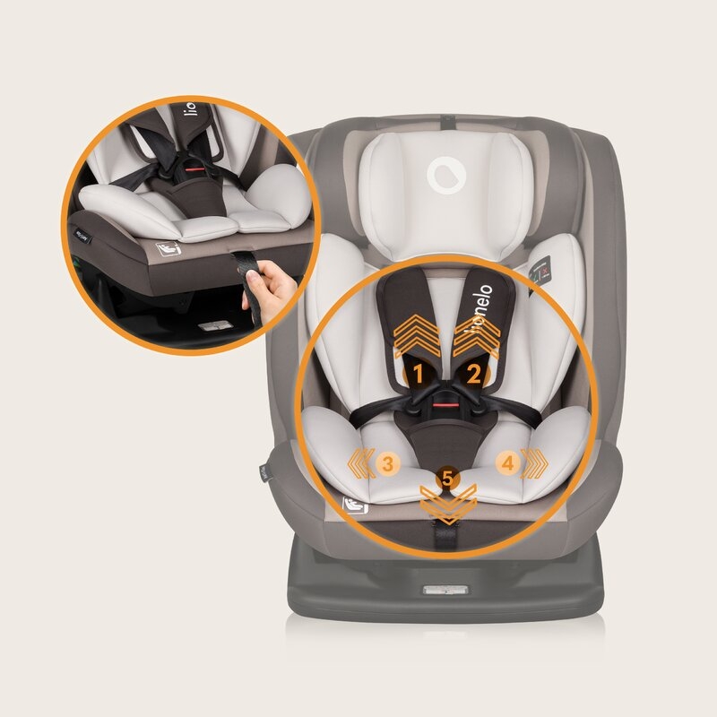 Scaun auto, Lionelo, Aart i-Size, Cu spatar inclinabil in 4 pozitii, Cu tetiera reglabila in 13 pozitii, 0-36 Kg, 40-150 cm, Cu centura siguranta in 3 puncte, Conform cu ECE R129/03, Bej Scaun auto, Lionelo, Aart i-Size, Cu spatar inclinabil in 4 pozitii, Cu tetiera reglabila in 13 pozitii, 0-36 Kg, 40-150 cm, Cu centura siguranta in 3 puncte, Conform cu ECE R129/03, Bej