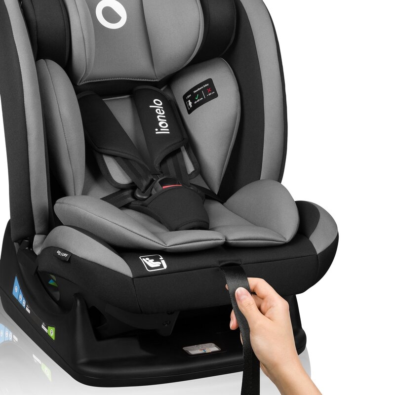 Scaun auto, Lionelo, Aart i-Size, Cu spatar inclinabil in 4 pozitii, Cu tetiera reglabila in 13 pozitii, 0-36 Kg, 40-150 cm, Cu centura siguranta in 3 puncte, Conform cu ECE R129/03, Gri Scaun auto, Lionelo, Aart i-Size, Cu spatar inclinabil in 4 pozitii, Cu tetiera reglabila in 13 pozitii, 0-36 Kg, 40-150 cm, Cu centura siguranta in 3 puncte, Conform cu ECE R129/03, Gri