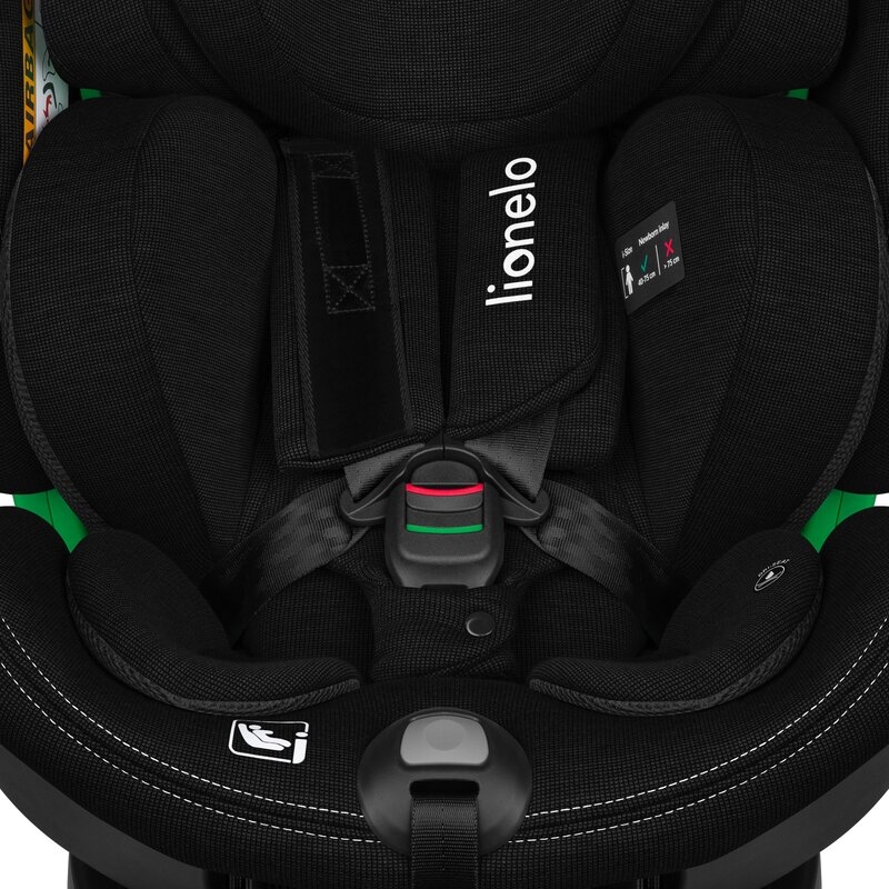 Scaun auto, Lionelo, Harmony i-Size, Rotire 360 grade, Protectie laterala, Cu spatar reglabil in 5 pozitii, Cu tetiera reglabila in 12 pozitii, 0-36 Kg, 40-150 cm, Cu Isofix, Husa din bambus, Conform cu ECE R129, Negru Scaun auto, Lionelo, Harmony i-Size, Rotire 360 grade, Protectie laterala, Cu spatar reglabil in 5 pozitii, Cu tetiera reglabila in 12 pozitii, 0-36 Kg, 40-150 cm, Cu Isofix, Husa din bambus, Conform cu ECE R129, Negru